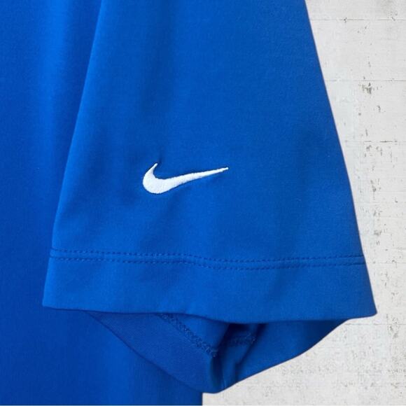 Nike Golf Tour Performance Men’s Dri-Fit Size M Blue Preppy Sporty - Picture 5 of 9